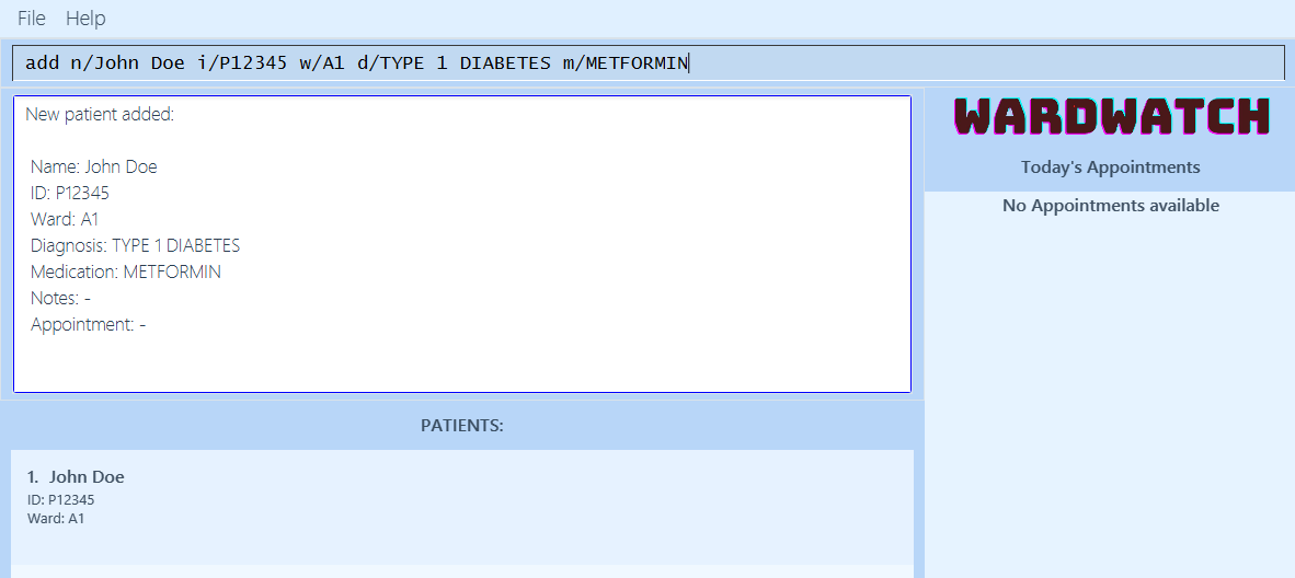 add patient result